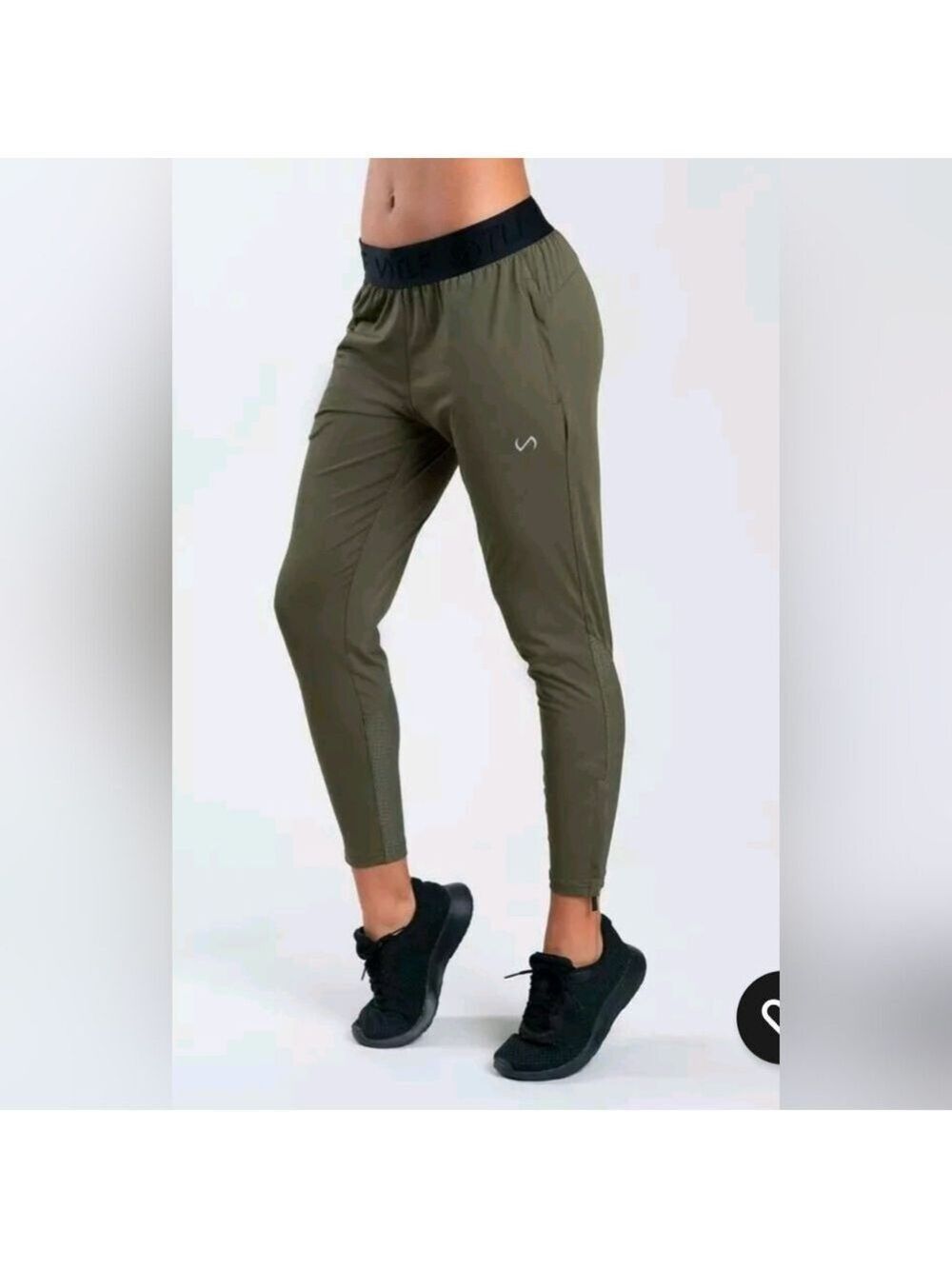 TLF Legacy Low-mid Rise Workout Joggers Marshland Green And Black Size Small